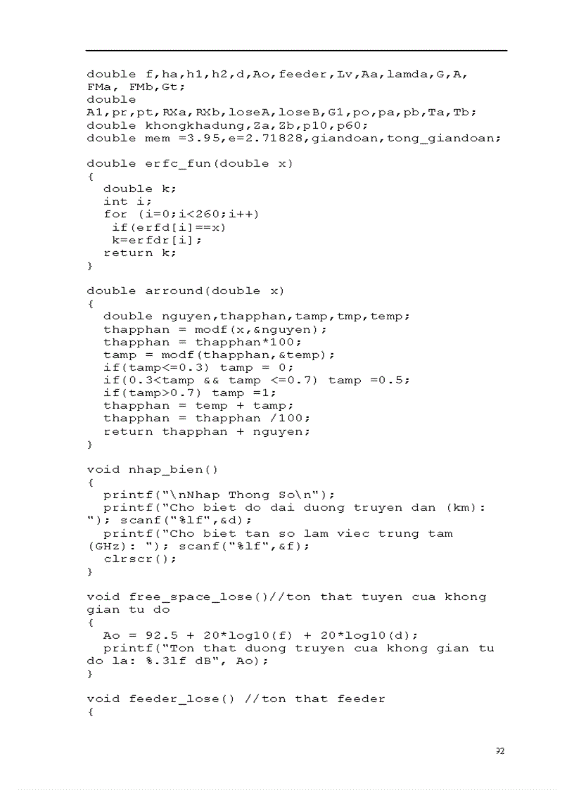 image for page Thiết kế và tính toán tuyến truyền dẫn Viba số thực tế