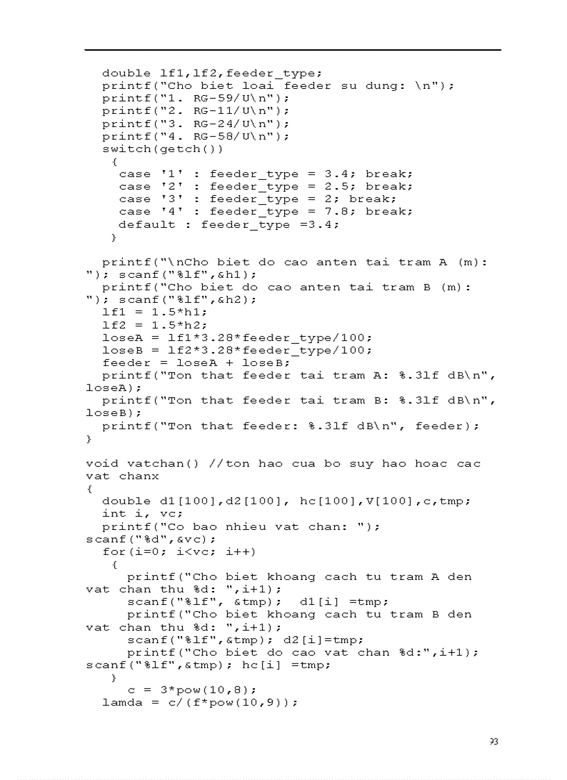 image for page Thiết kế và tính toán tuyến truyền dẫn Viba số thực tế