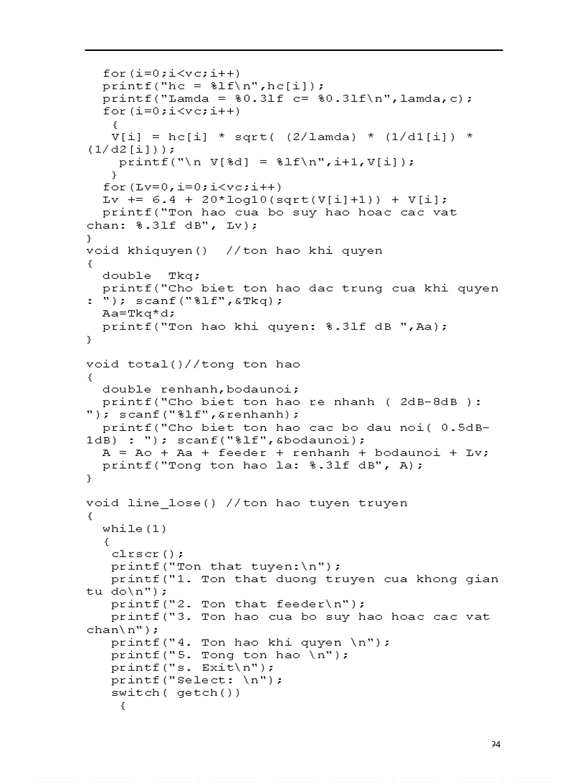 image for page Thiết kế và tính toán tuyến truyền dẫn Viba số thực tế