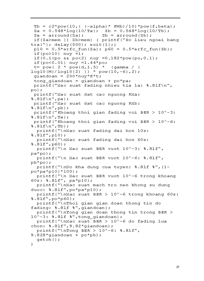 image for page Thiết kế và tính toán tuyến truyền dẫn Viba số thực tế