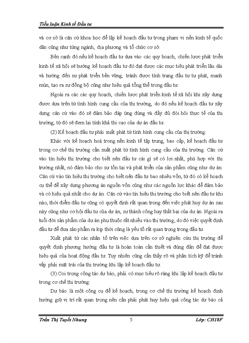 image for page Nguyên tắc lập kế hoạch đầu tư làm rõ sự cần thiết phải tuân thủ nguyên tắc này trong quá trình lập kế hoạch đầu tư và liên hệ với thực tế Việt Nam