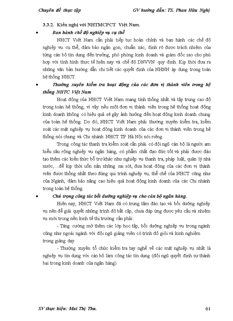 image for page Nâng cao chất lượng tín dụng đối với doanh nghiệp vừa và nhỏ tại Ngân hàng Thương mại Cổ phần Công thương Việt Nam Chi nhánh Hà Nội