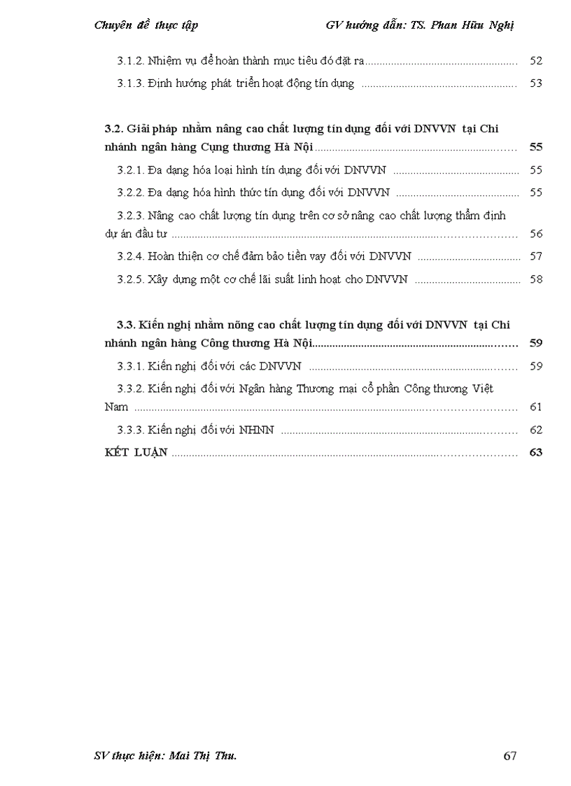 image for page Nâng cao chất lượng tín dụng đối với doanh nghiệp vừa và nhỏ tại Ngân hàng Thương mại Cổ phần Công thương Việt Nam Chi nhánh Hà Nội