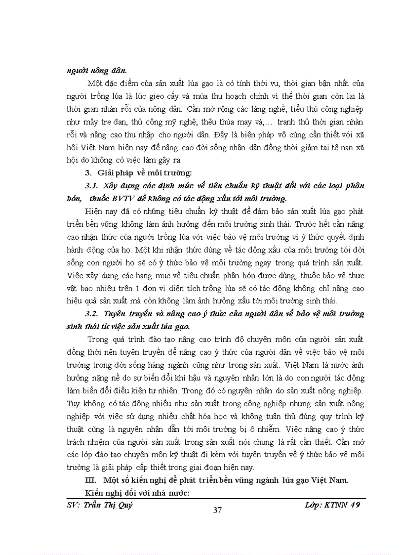 image for page Ngành sản xuất lúa gạo Việt Nam Thực trạng và giải pháp phát triển bền vững