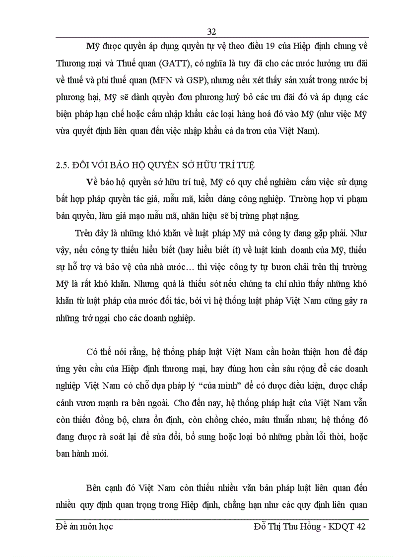 image for page Ảnh hưởng của môi trường luật pháp Mỹ tới hoạt động kinh doanh của công ty xuất khẩu thuỷ sản II Quảng Ninh