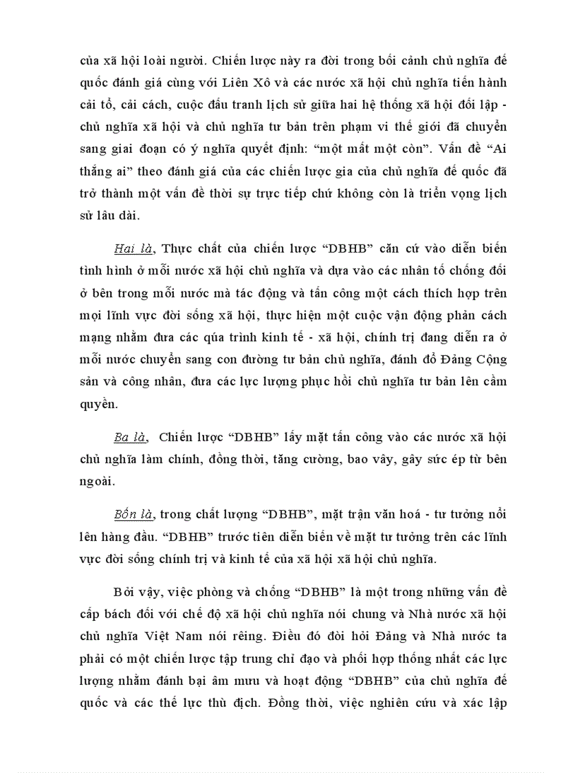 image for page Diễn biến hòa bình và chống diễn biến hòa bình của chủ nghĩa đế quốc trên mặt trận văn hoá tư tưởng ở Việt Nam