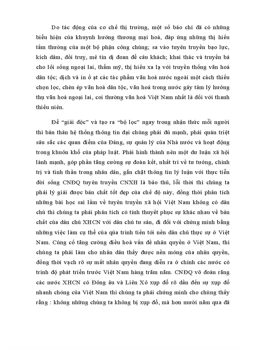 image for page Diễn biến hòa bình và chống diễn biến hòa bình của chủ nghĩa đế quốc trên mặt trận văn hoá tư tưởng ở Việt Nam