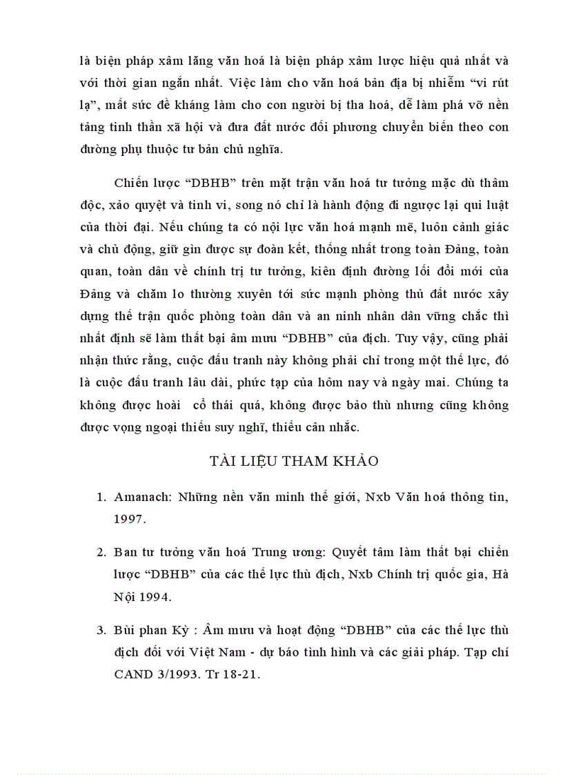 image for page Diễn biến hòa bình và chống diễn biến hòa bình của chủ nghĩa đế quốc trên mặt trận văn hoá tư tưởng ở Việt Nam