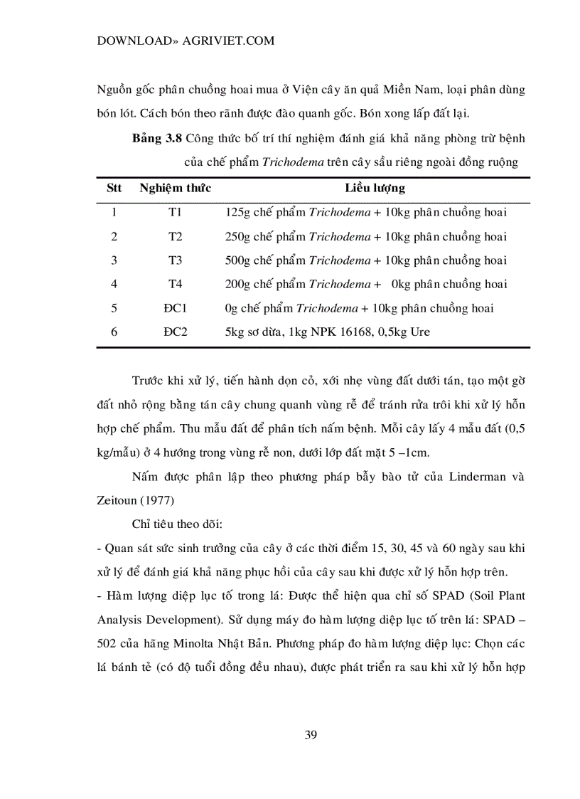 image for page Chọn lọc và nhân sinh khối nấm Trichoderma phần 3