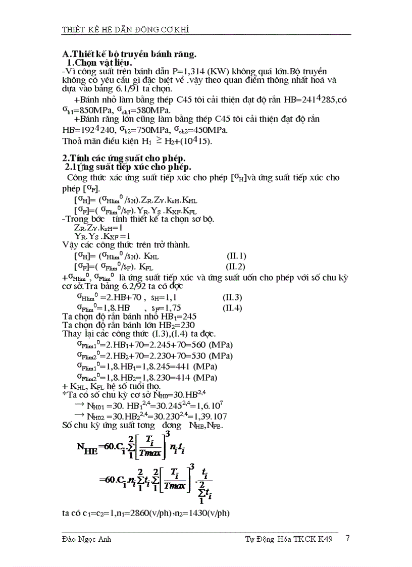 image for page Đồ án thiết kế môn học chi tiết máy trục vít bánh vít