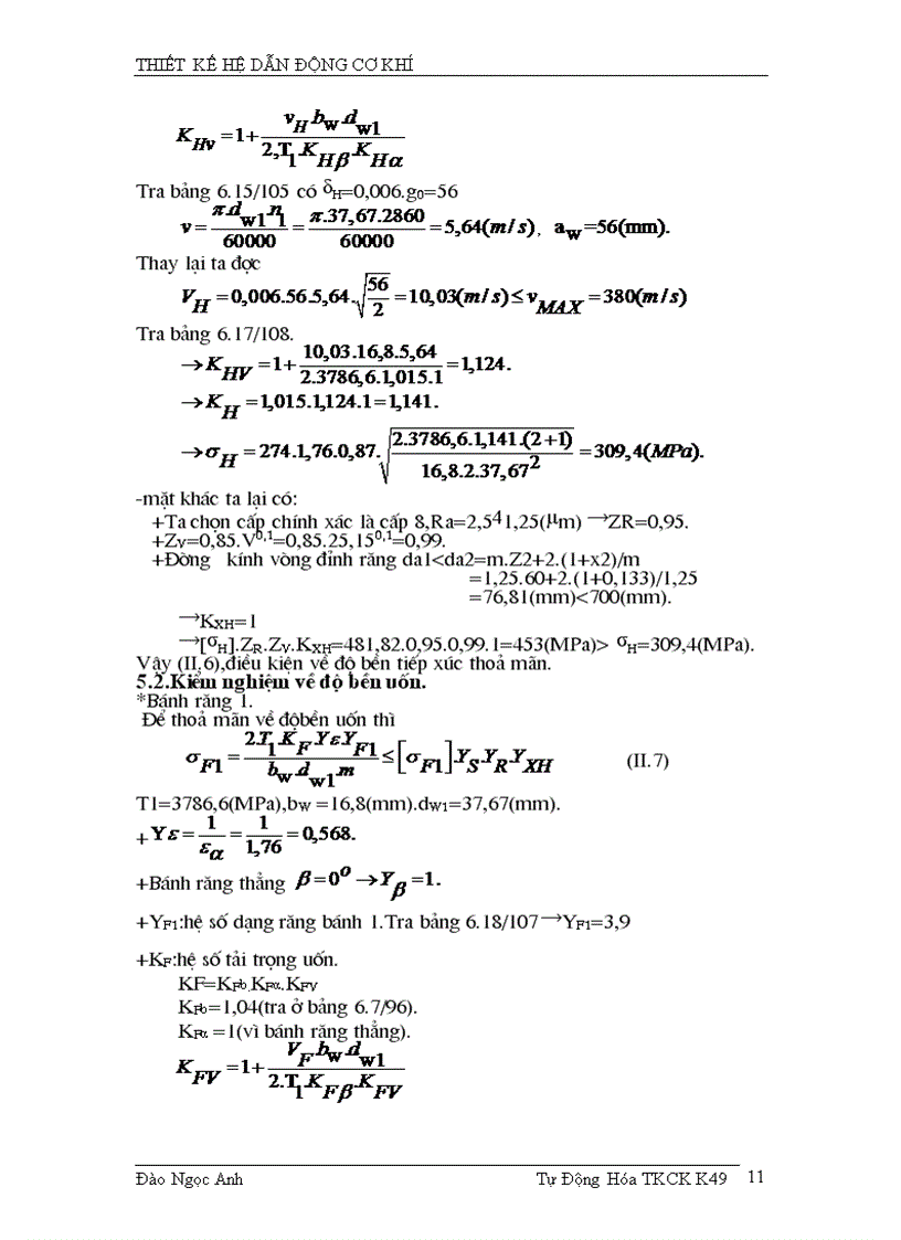 image for page Đồ án thiết kế môn học chi tiết máy trục vít bánh vít