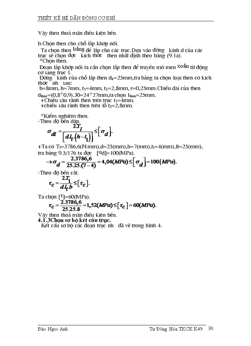 image for page Đồ án thiết kế môn học chi tiết máy trục vít bánh vít