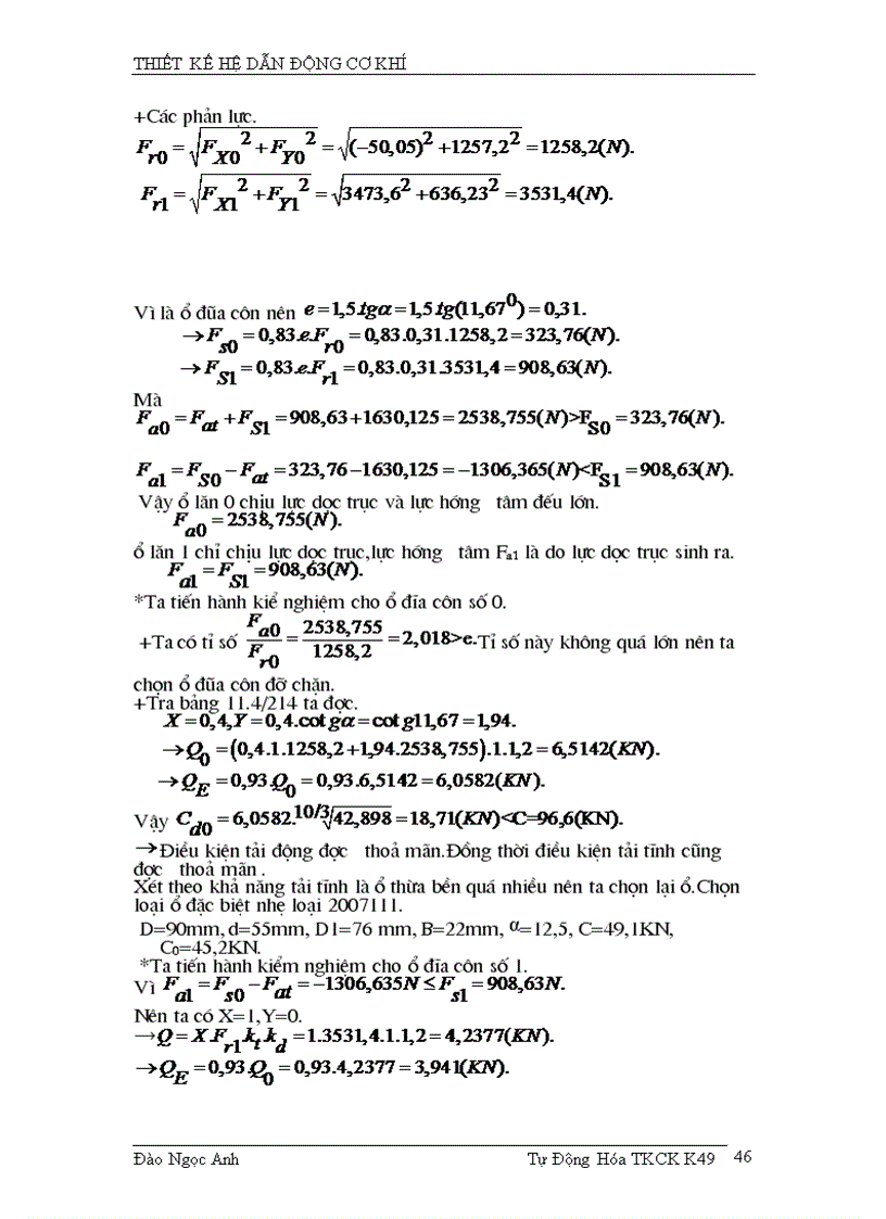 image for page Đồ án thiết kế môn học chi tiết máy trục vít bánh vít