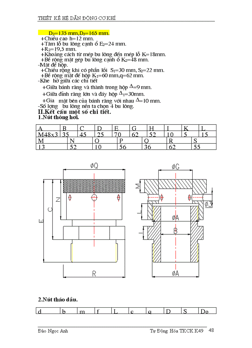 image for page Đồ án thiết kế môn học chi tiết máy trục vít bánh vít