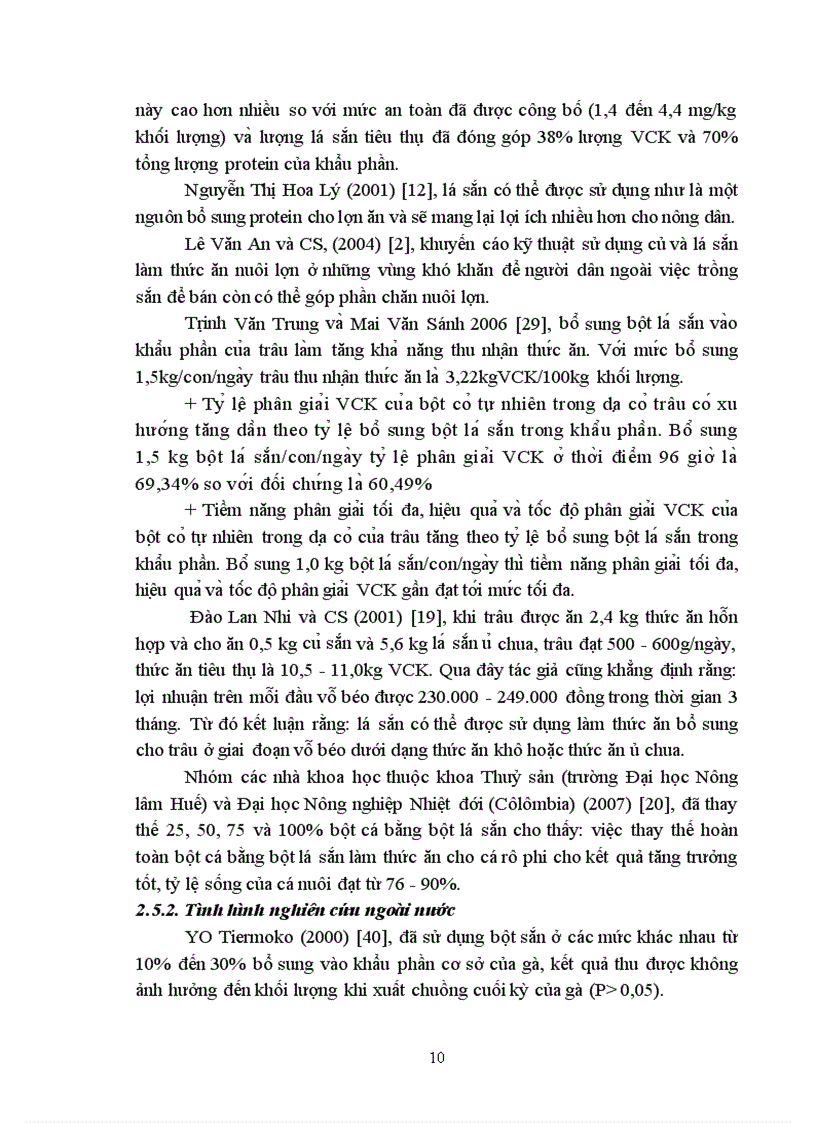 image for page Nghiên cứu ảnh hưởng của việc bổ sung tỉ lệ bột lá sắn trong khẩu phần tới sức sản xuất thịt của gà broiler Lương Phượng nuôi tại trại gà giống gia cầm Thịnh Đán Thái Nguyên