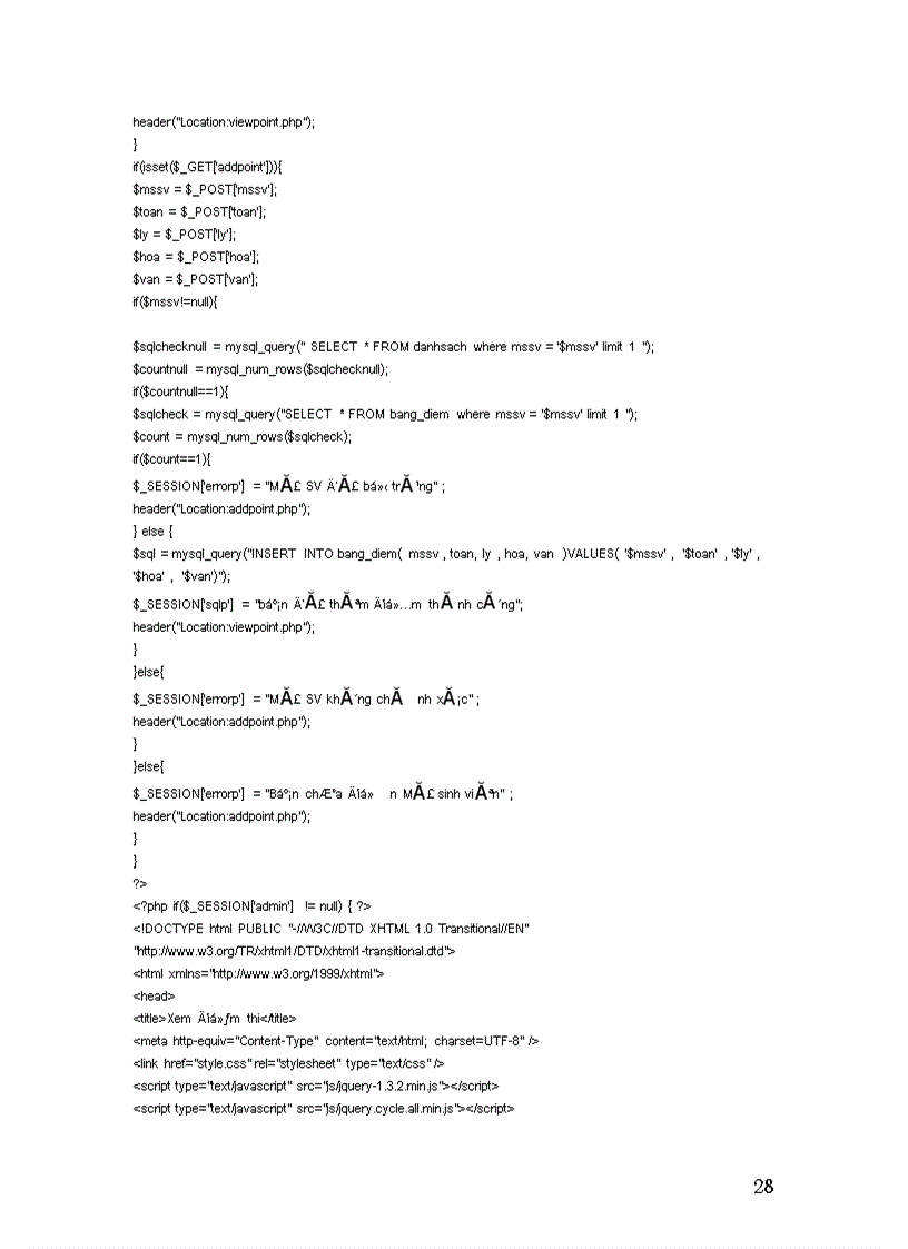 image for page Dùng PHP MySQL xây dựng một trang web động Đồ án công nghệ mã nguồn mở