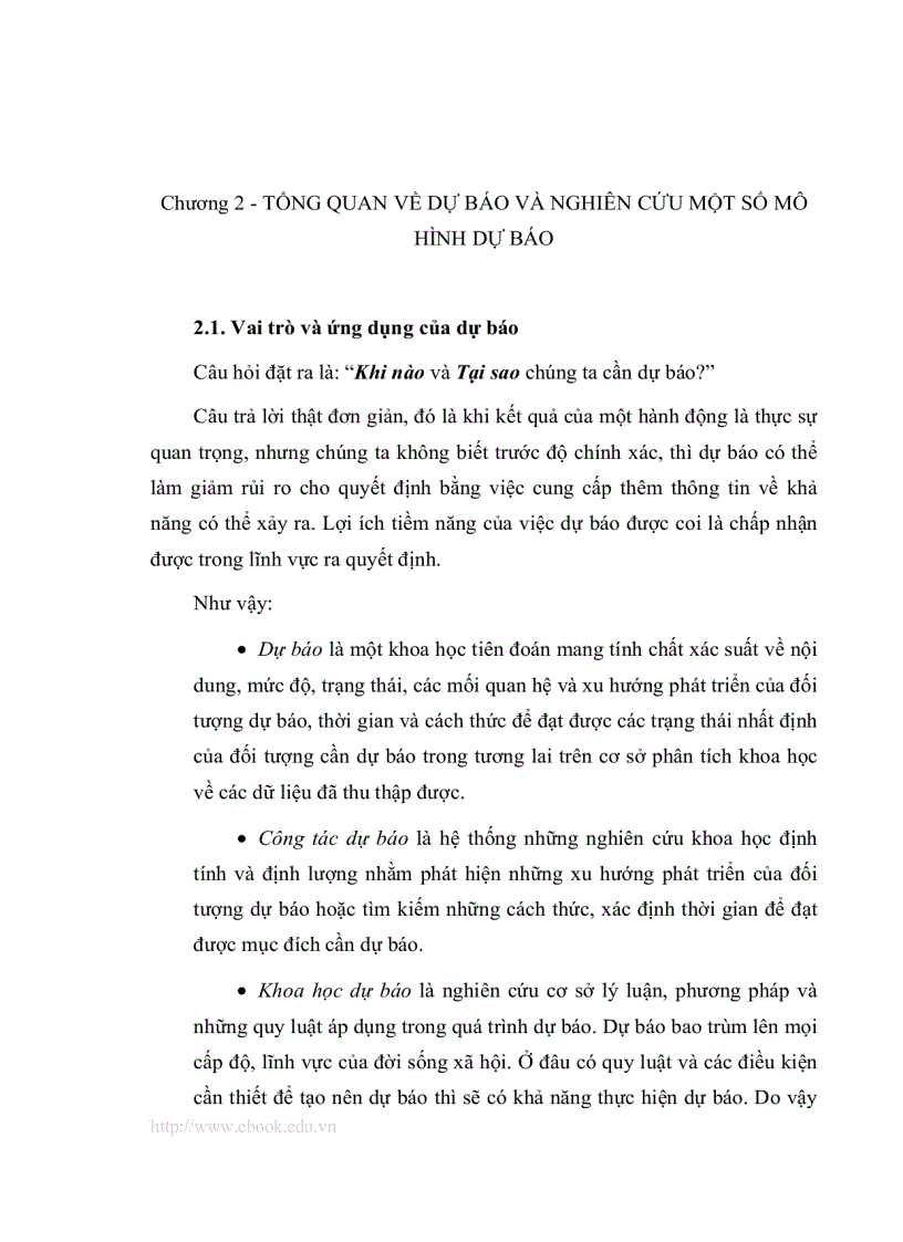 image for page Mô hình dự báo kinh tế Hệ hỗ trợ ra quyết định trong doanh nghiệp