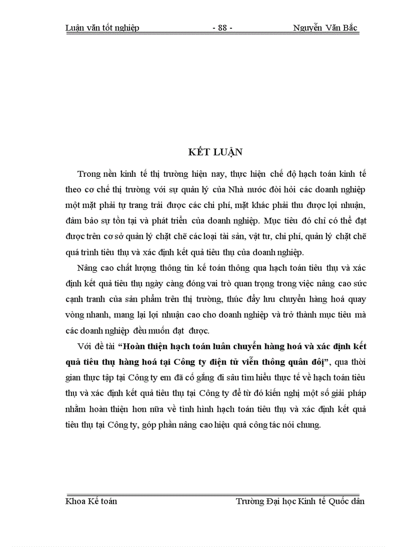 image for page Hoàn thiện công tác hạch toán lưu chuyển hàng hoá và xác định kết quả tiêu thụ hàng hoá tại Công ty Điện tử Viễn thông Quân đội
