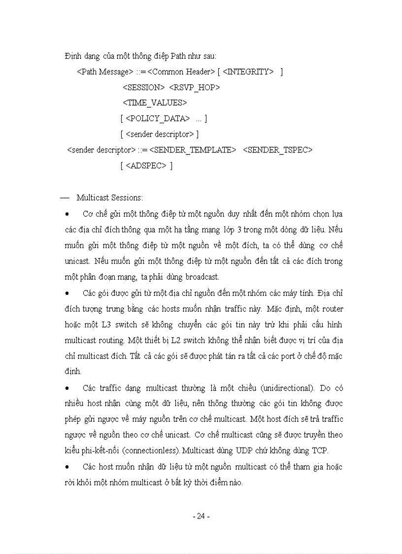 image for page Sử dụng giao thức RSVP Resource reservation protocol để ứng dụng trong mạng bị nghẽn