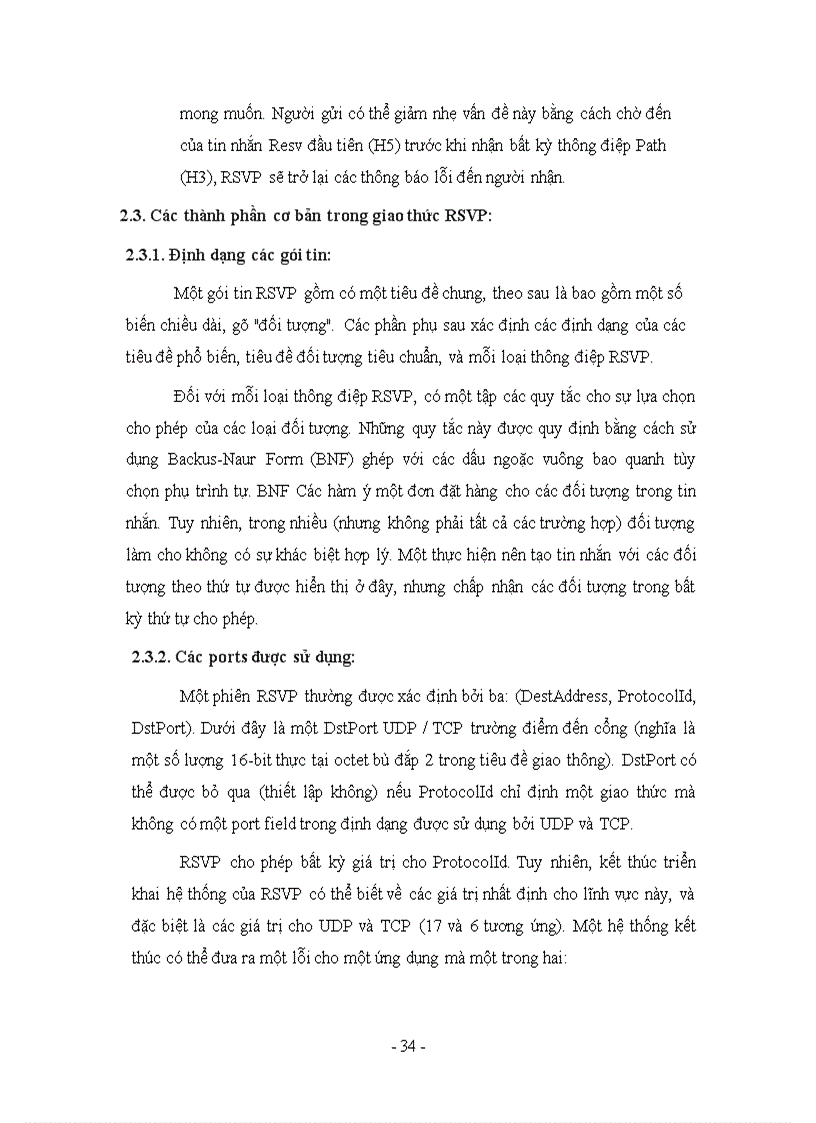 image for page Sử dụng giao thức RSVP Resource reservation protocol để ứng dụng trong mạng bị nghẽn