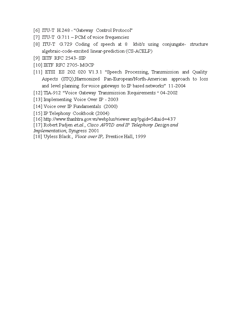 image for page Xây dựng bộ tiêu chuẩn kỹ thuật và phương pháp đo đánh giá chất lượng thiết bị cổng điện thoại IP dùng cho mạng điện thoại công cộng