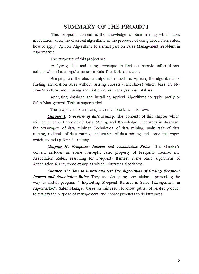 image for page Khai phá dữ liệu bằng luật kết hợp