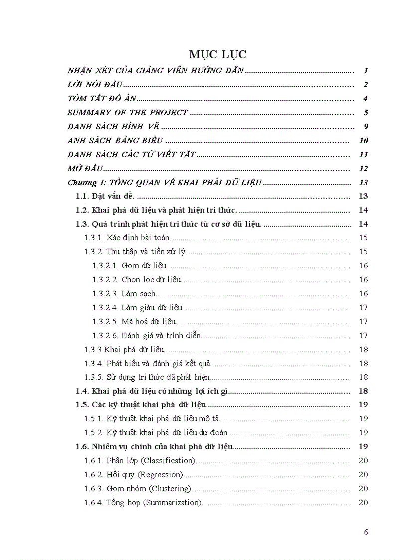 image for page Khai phá dữ liệu bằng luật kết hợp