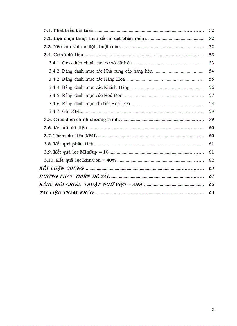 image for page Khai phá dữ liệu bằng luật kết hợp