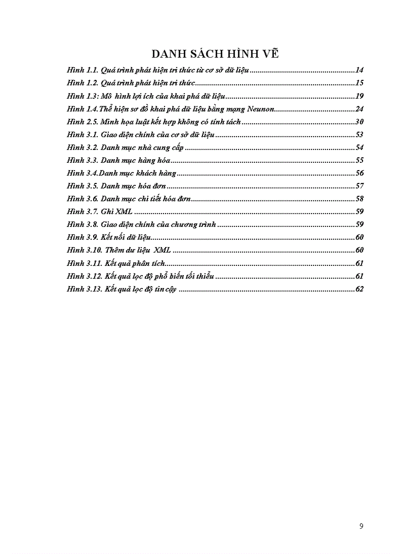 image for page Khai phá dữ liệu bằng luật kết hợp