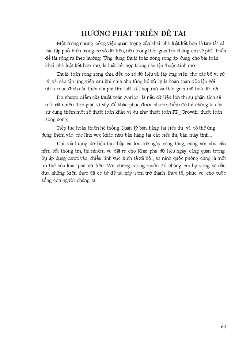 image for page Khai phá dữ liệu bằng luật kết hợp