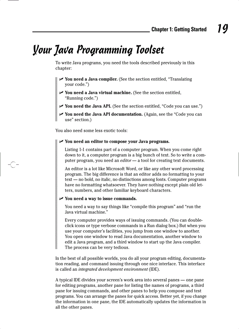 image for page Beginning Programming with Java For Dummies