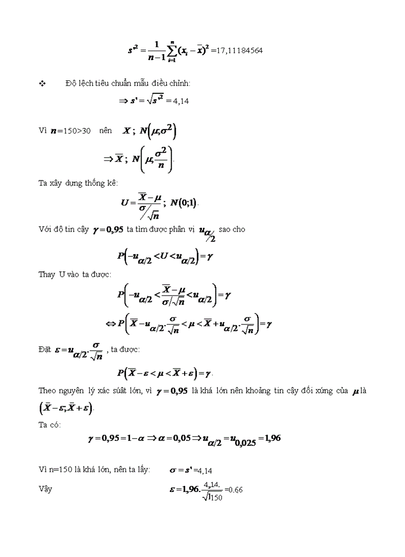 image for page Ước lượng chiều cao và kiểm định chiều cao trung bình