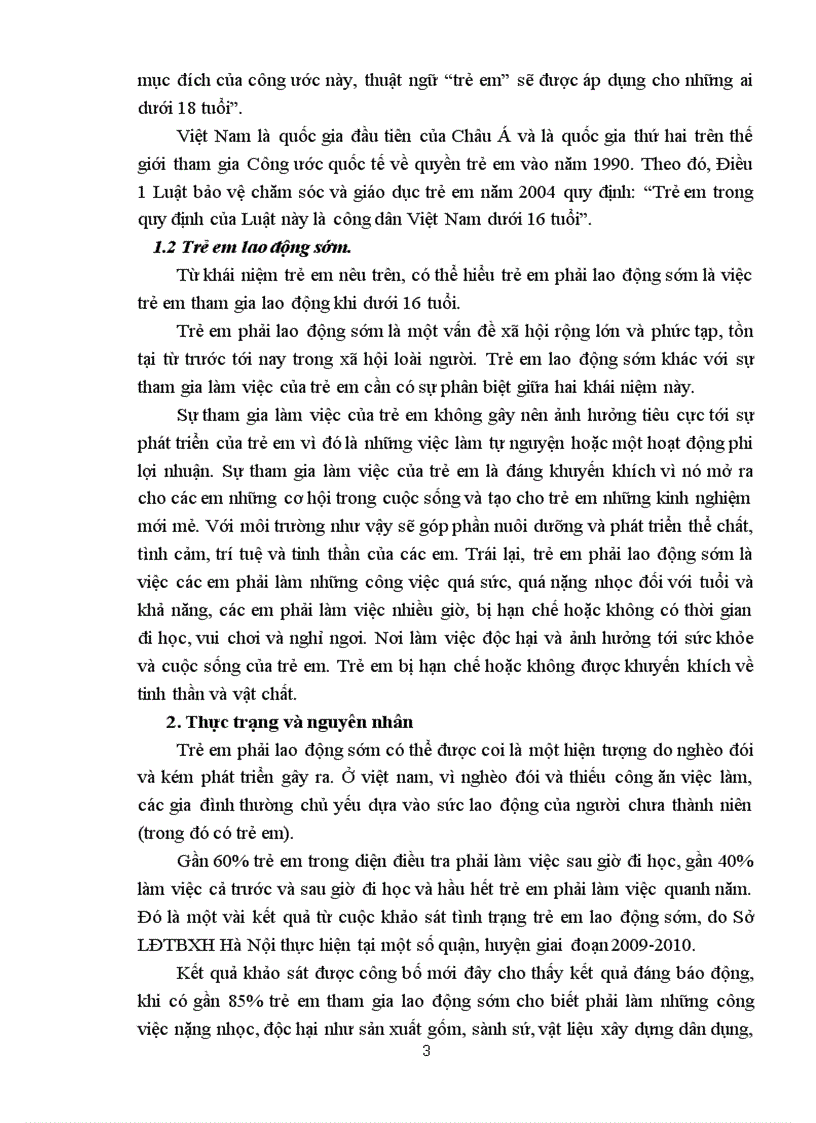 image for page Bài tập lớn hôn nhân đề 8 nêu trách nhiệm của cha mẹ và của những người thân thích về tình trạng trẻ em phải lao động sớm