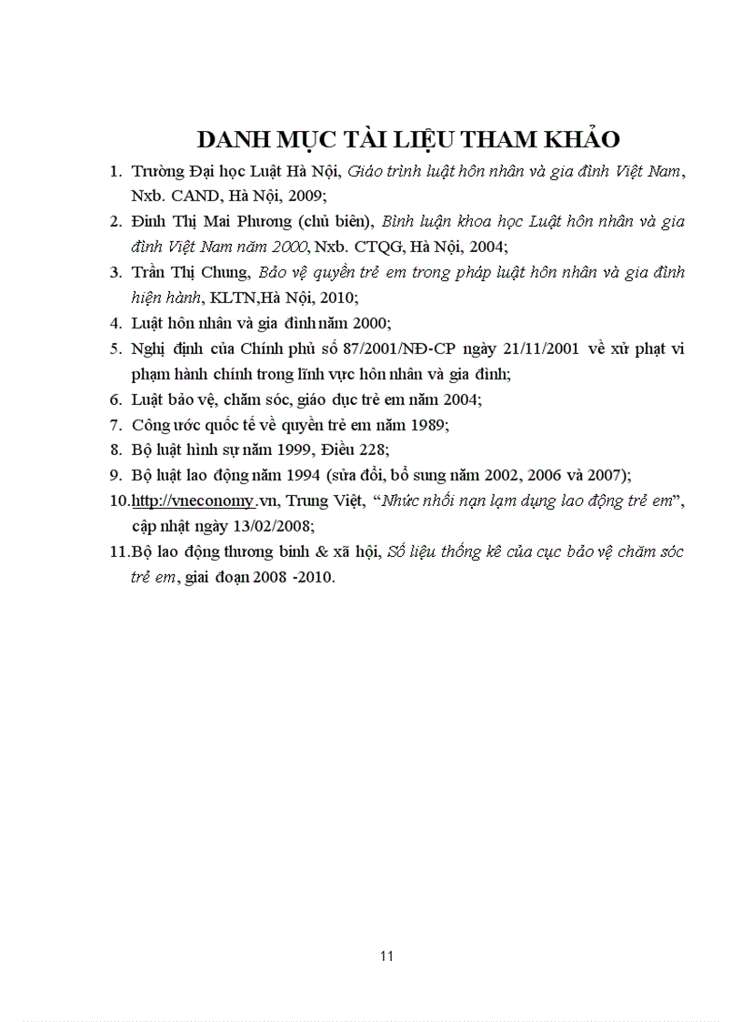 image for page Bài tập lớn hôn nhân đề 8 nêu trách nhiệm của cha mẹ và của những người thân thích về tình trạng trẻ em phải lao động sớm