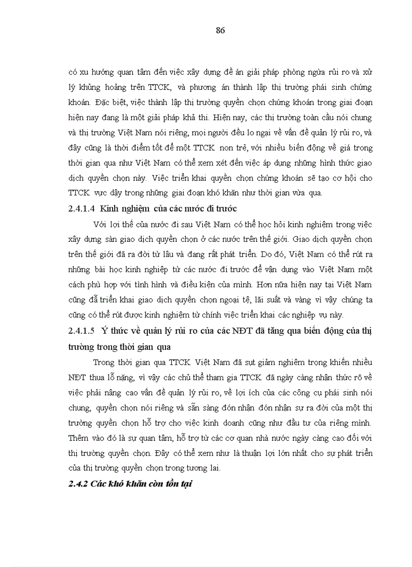 image for page Quyền chọn chứng khoán điều kiện khả năng và giải pháp để áp dụng quyền chọn chứng khoán vào thị trường chứng khoán Việt Nam