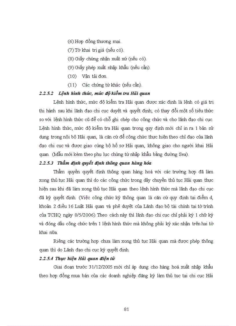 image for page Quy trình thủ tục Hải quan dối với hàng hóa nhập khẩu bằng đường biển và một số giải pháp nâng cao hiệu quả quy trình nhập khẩu tại Công ty TNHH thương mại Hoàng Thạnh