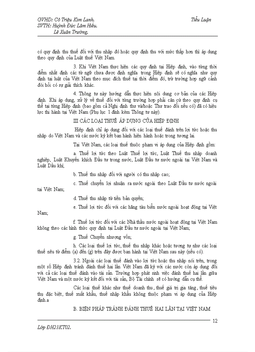 image for page Bài tiểu luận môn thuế