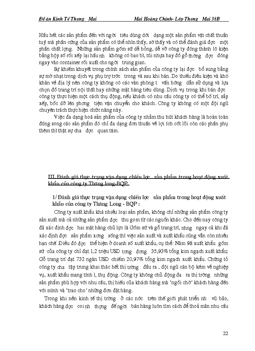 image for page Thương Mại Quốc tế nói chung và trong hoạt động xuất khẩu nói riêng