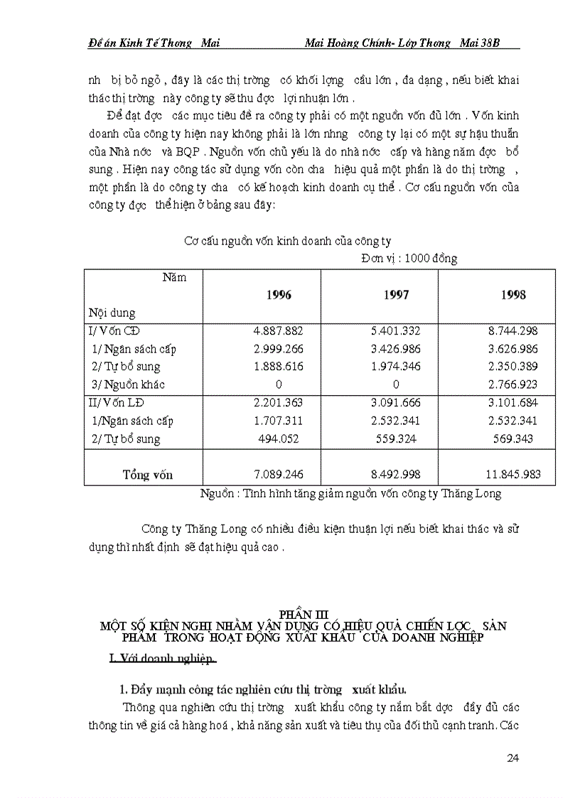 image for page Thương Mại Quốc tế nói chung và trong hoạt động xuất khẩu nói riêng