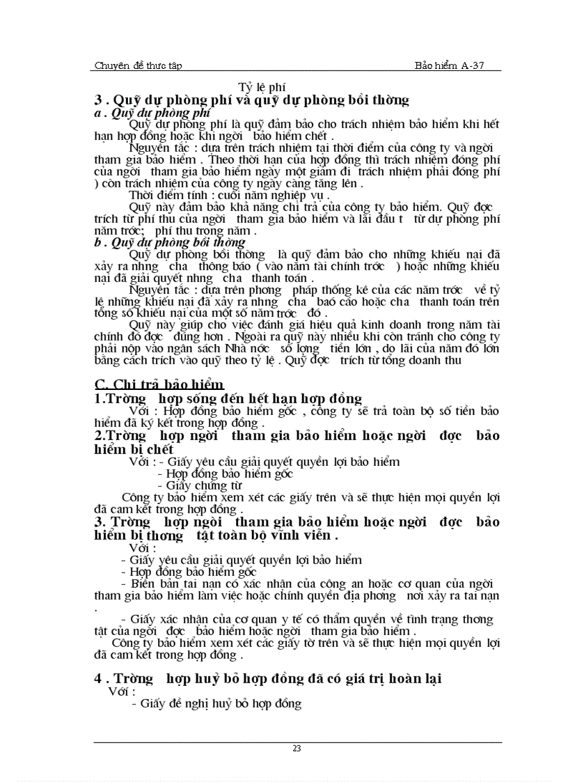 image for page Thực trạng và một số biện pháp phát triển nghiệp vụ này ở công ty Bảo hiểm nhân thọ