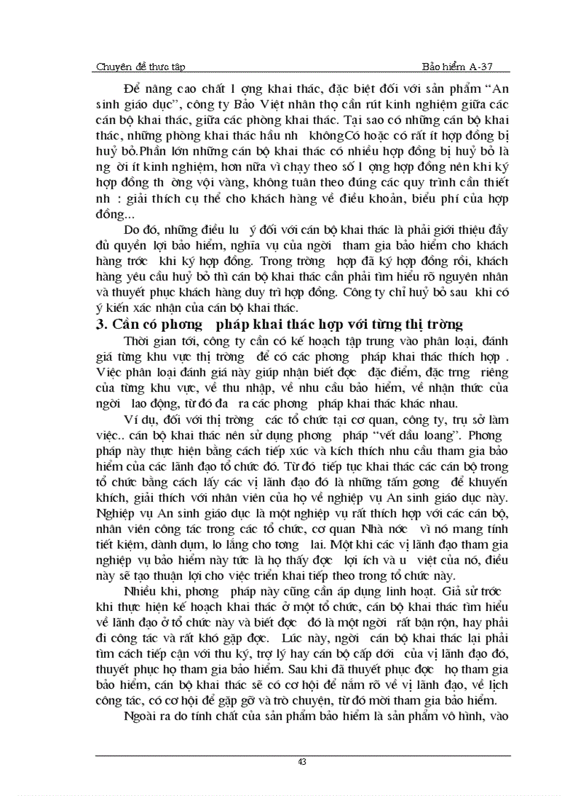 image for page Thực trạng và một số biện pháp phát triển nghiệp vụ này ở công ty Bảo hiểm nhân thọ