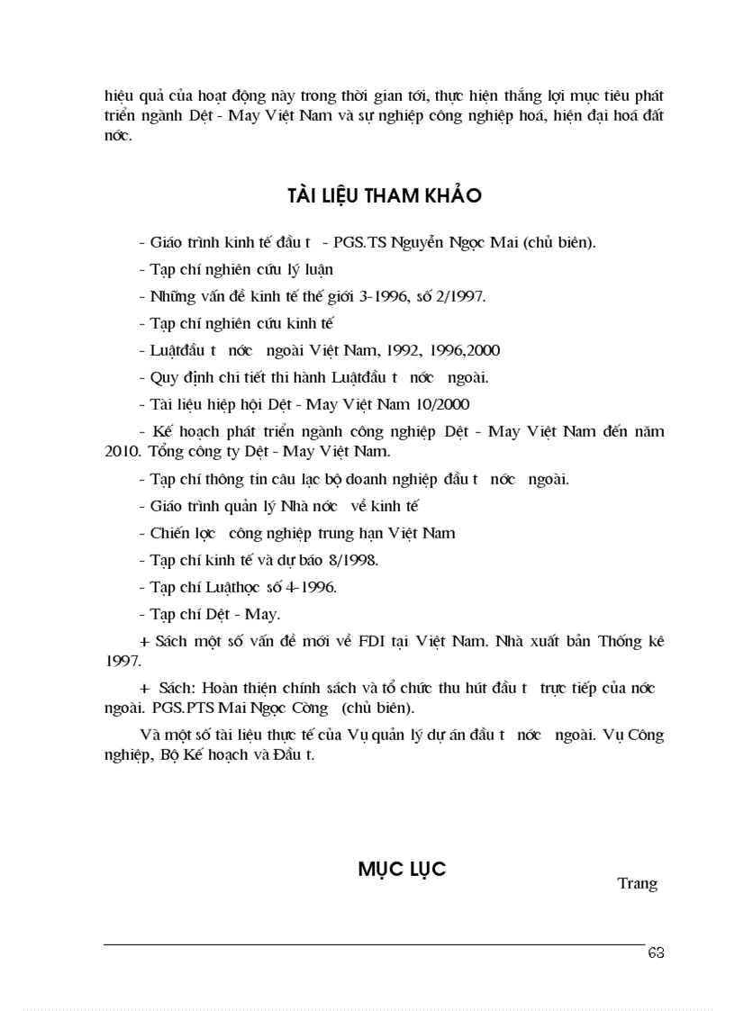 image for page Một số giải pháp nhằm nâng cao năng lực quản lý Nhà nước đối với hoạt động đầu tư trực tiếp nước ngoài trong lĩnh vực Dệt may