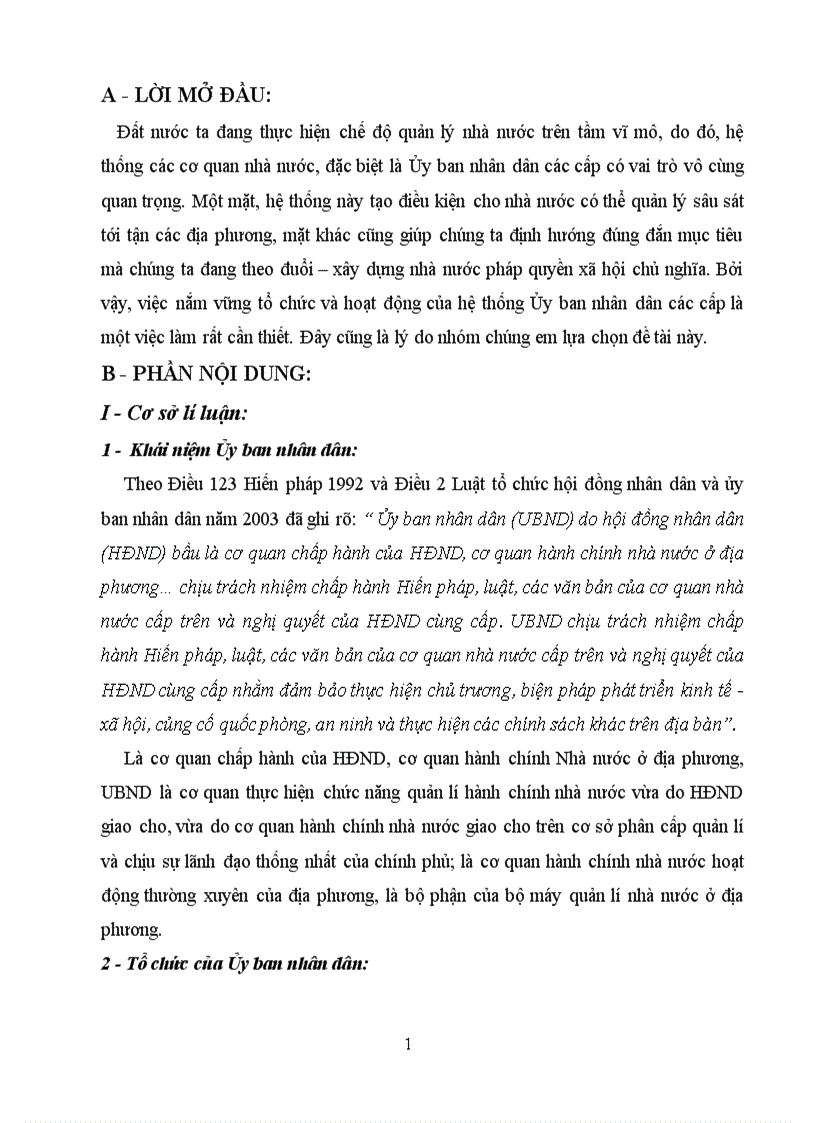 image for page Tổ chức và hoạt động của Ủy ban nhân dân 9đ