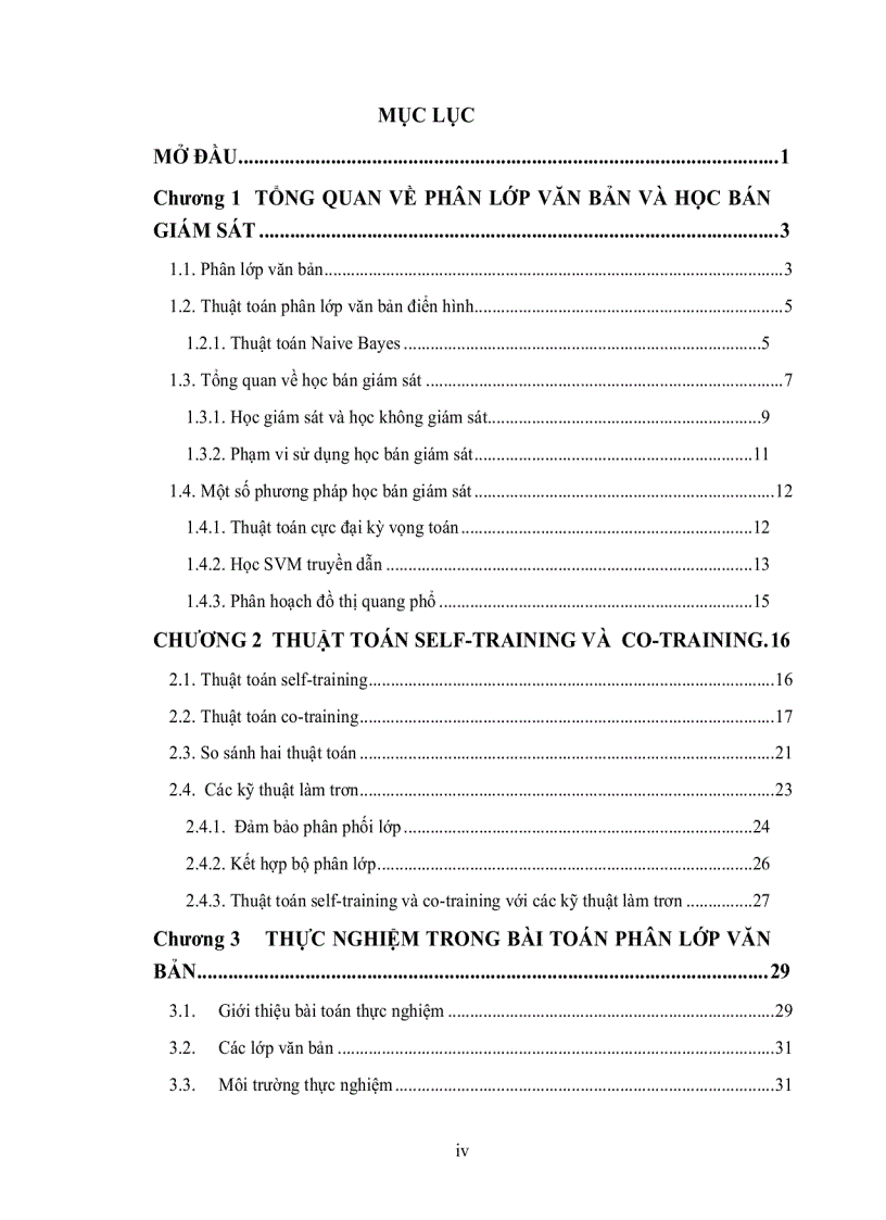 image for page Thuật toán self training và co training ứng dụng trong phân lớp văn bản