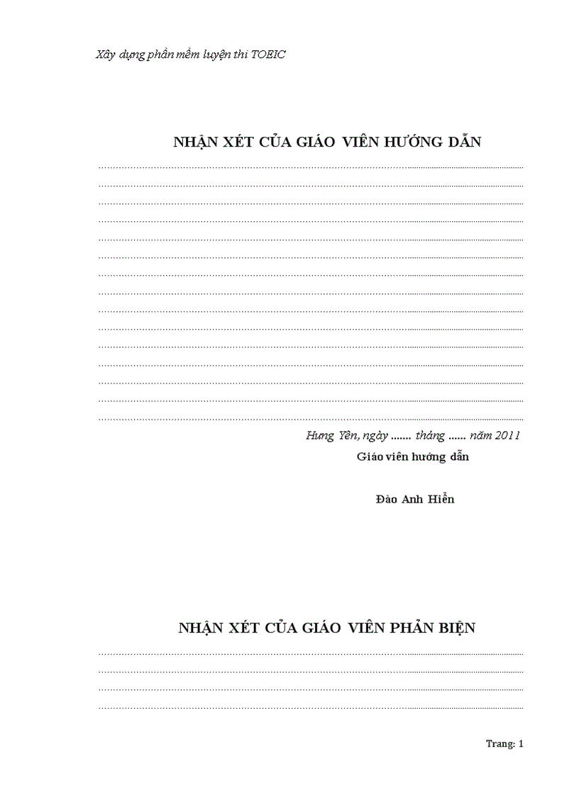 image for page Xây dựng phần mềm luyện thi TOEIC