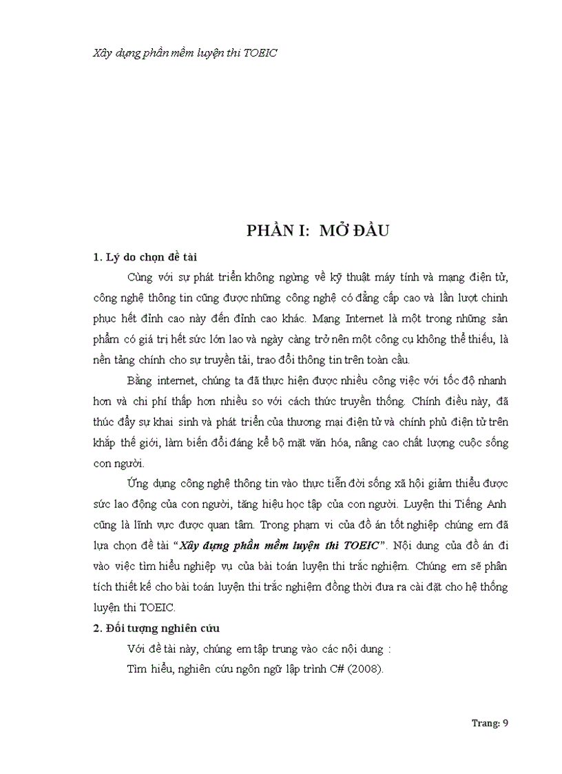 image for page Xây dựng phần mềm luyện thi TOEIC