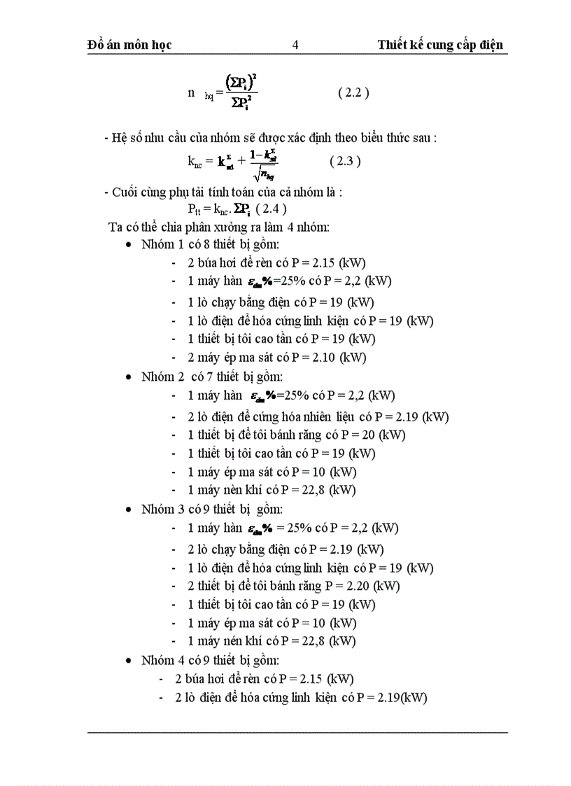image for page Thiết kế cấp điện cho xưởng sửa chữa cơ khí