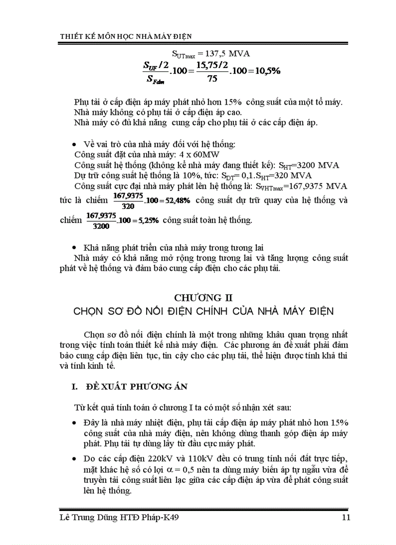 image for page Thiết kế phần điện của nhà máy nhiệt điện công suất 240 MW