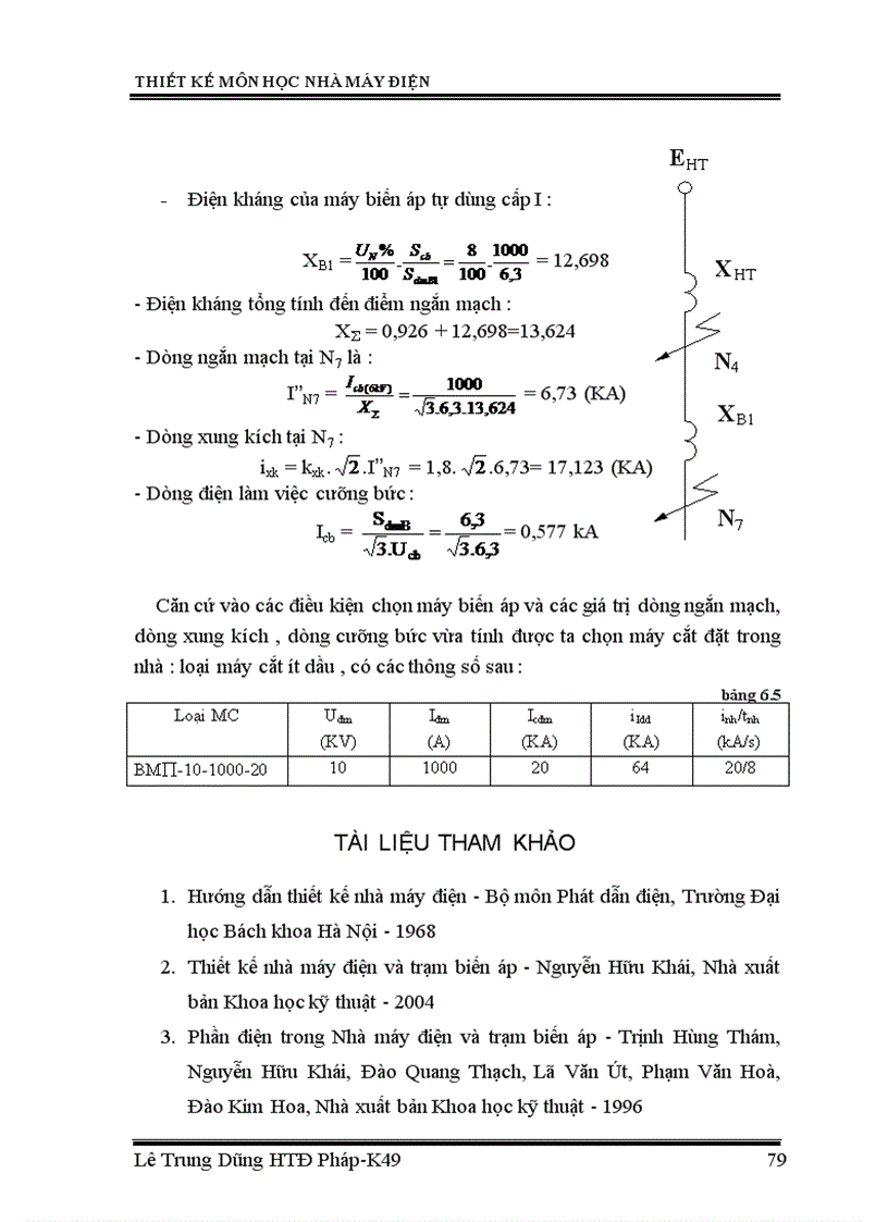 image for page Thiết kế phần điện của nhà máy nhiệt điện công suất 240 MW