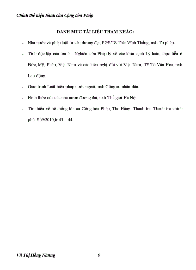 image for page Phân tích chính thể cộng hòa lưỡng tính đang hiện hành tại cộng hòa Pháp